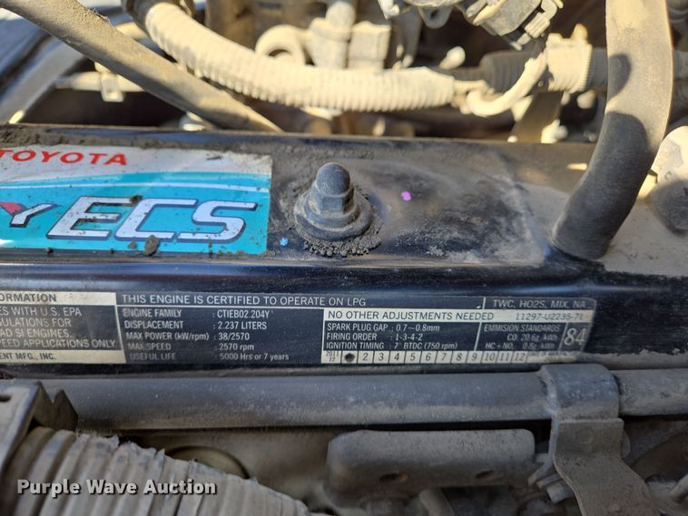 image for item EJ7380 Toyota 8FGCU20 forklift