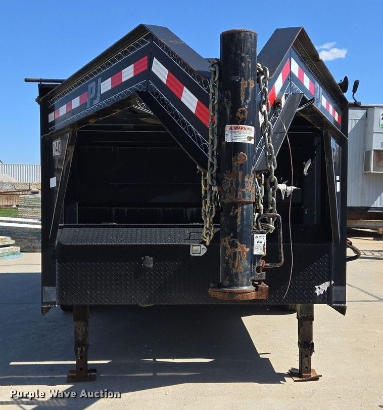 image for item EJ7382 2016 PJ dump trailer