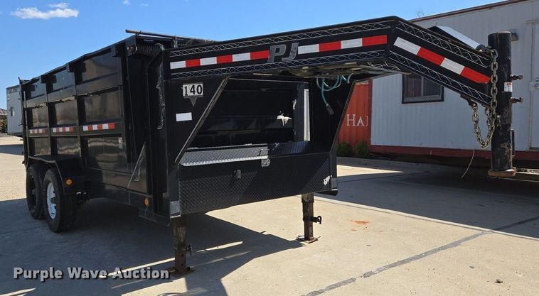 image for item EJ7382 2016 PJ dump trailer
