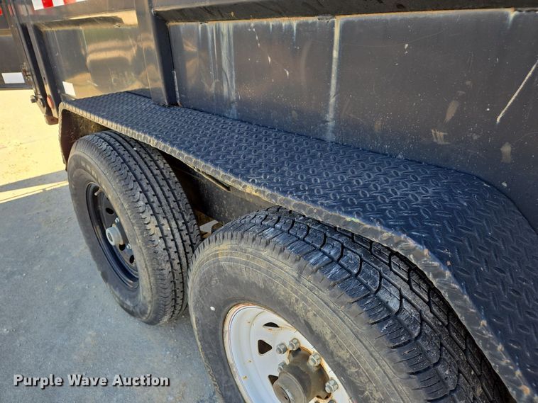 image for item EJ7382 2016 PJ dump trailer