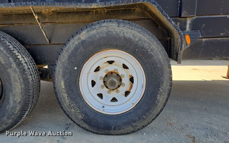 image for item EJ7382 2016 PJ dump trailer