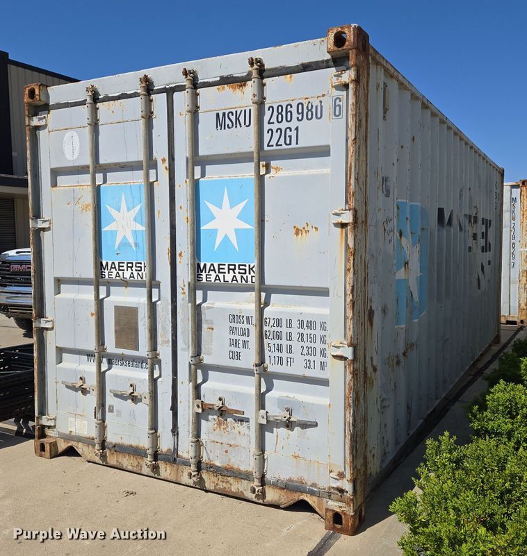 image for item EJ7388 2009 shipping container