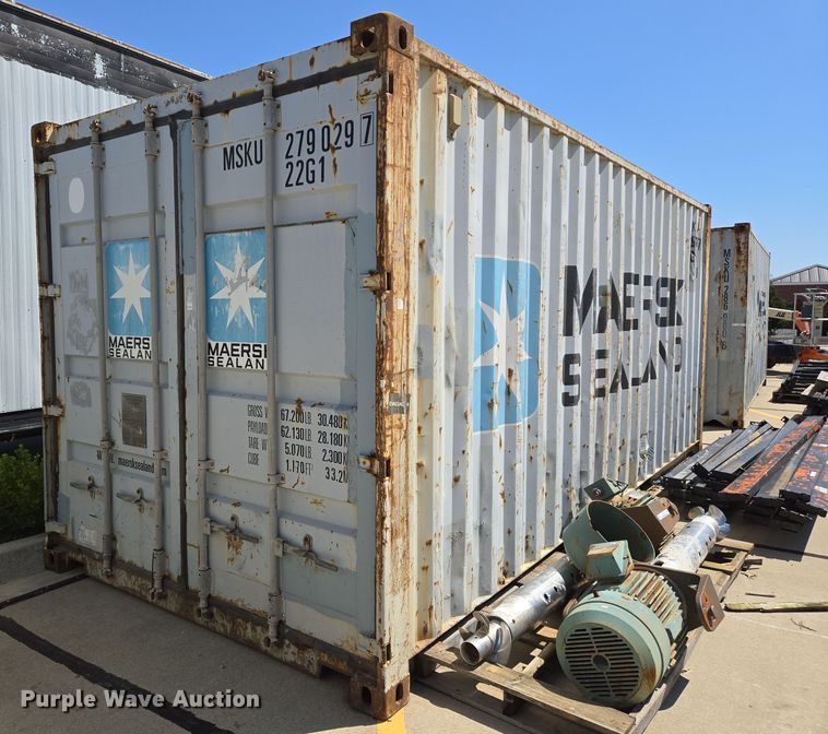 image for item EJ7389 2009 shipping container