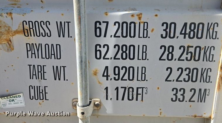 image for item EJ7390 2008 CIMC shipping container