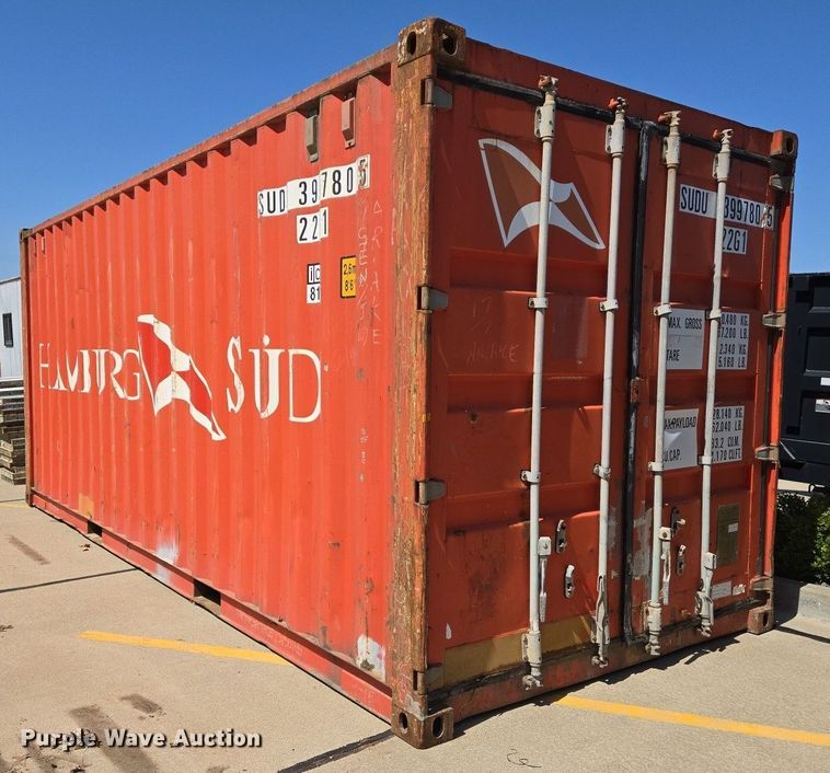 image for item EJ7391 2003 CIMC shipping container