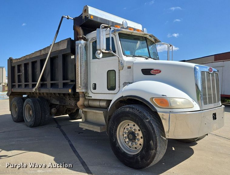 image for item EJ7392 2008 Peterbilt 340 dump truck