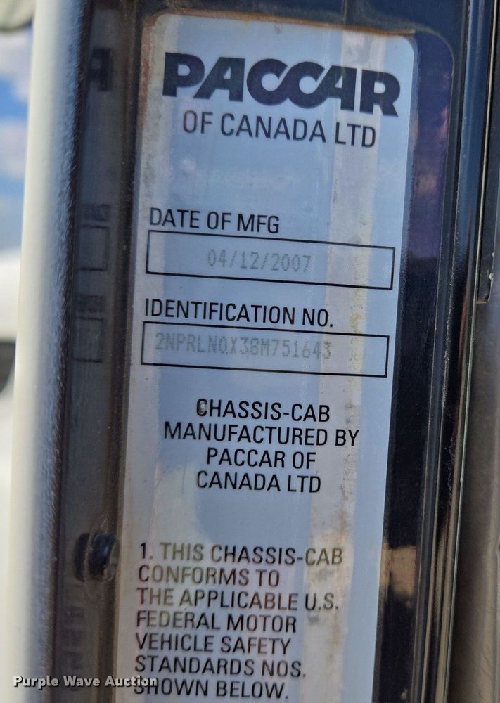 image for item EJ7392 2008 Peterbilt 340 dump truck