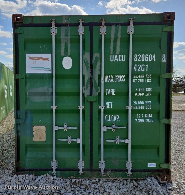 image for item EJ7396 2008 CIMC shipping container
