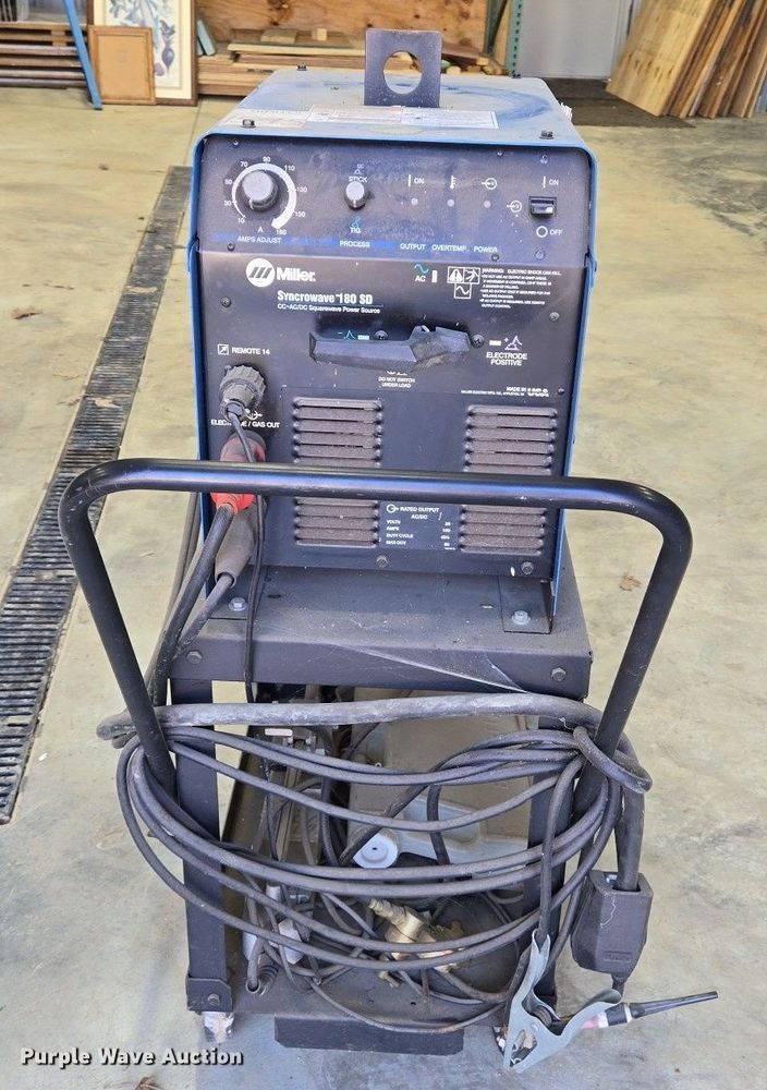 image for item EJ7413 Miller Syncrowave 180SD welder