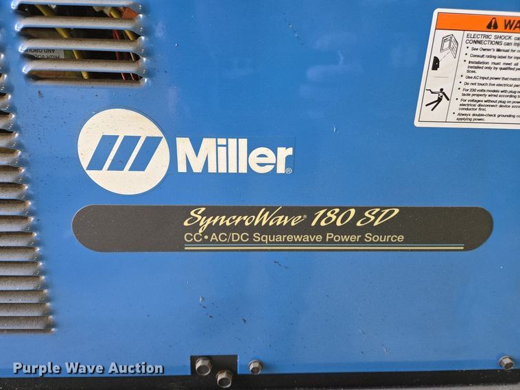 image for item EJ7413 Miller Syncrowave 180SD welder