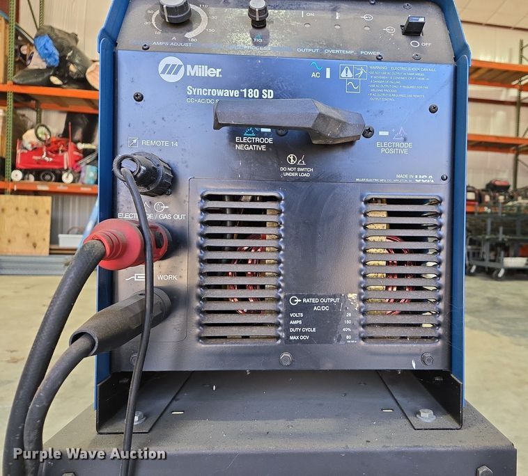 image for item EJ7413 Miller Syncrowave 180SD welder