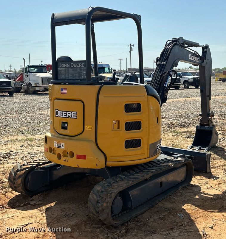 image for item EJ8628 2019 John Deere 35G mini excavator