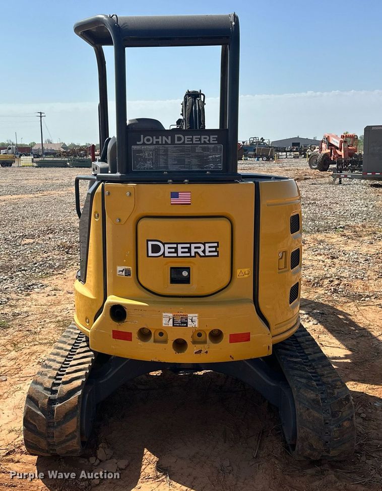 image for item EJ8628 2019 John Deere 35G mini excavator
