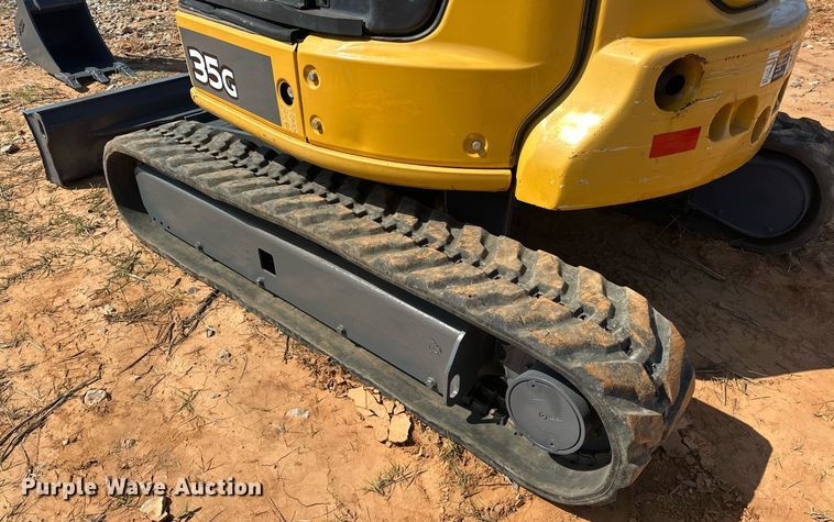 image for item EJ8628 2019 John Deere 35G mini excavator