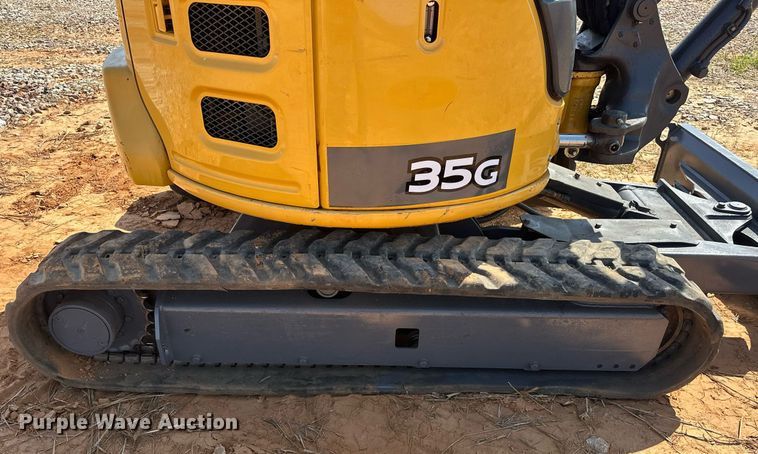 image for item EJ8628 2019 John Deere 35G mini excavator