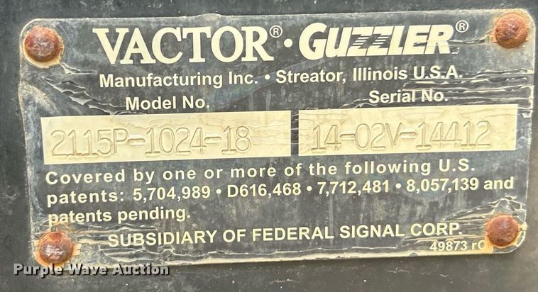 image for item EK2831 2014 International WorkStar 7600 sewer jetter truck