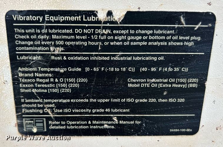 image for item EK2836 Terex Cedarapids screen deck