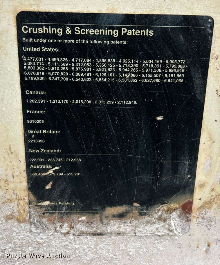 image for item EK2836 Terex Cedarapids screen deck