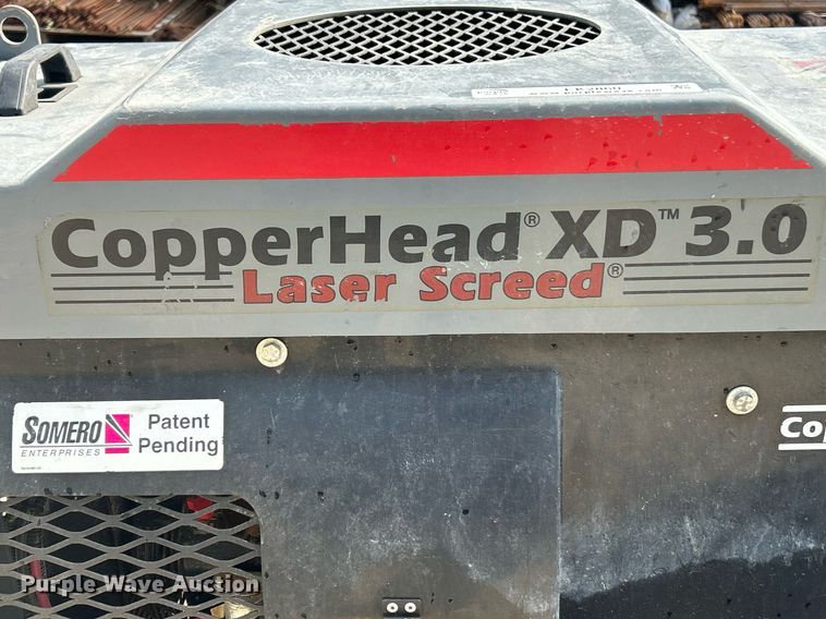 image for item EK2860 2011 Somero Copperhead XD 3.0 laser screed