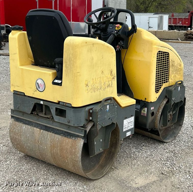 image for item EK2870 2015 Wacker Neuson RD12A double drum vibratory roller