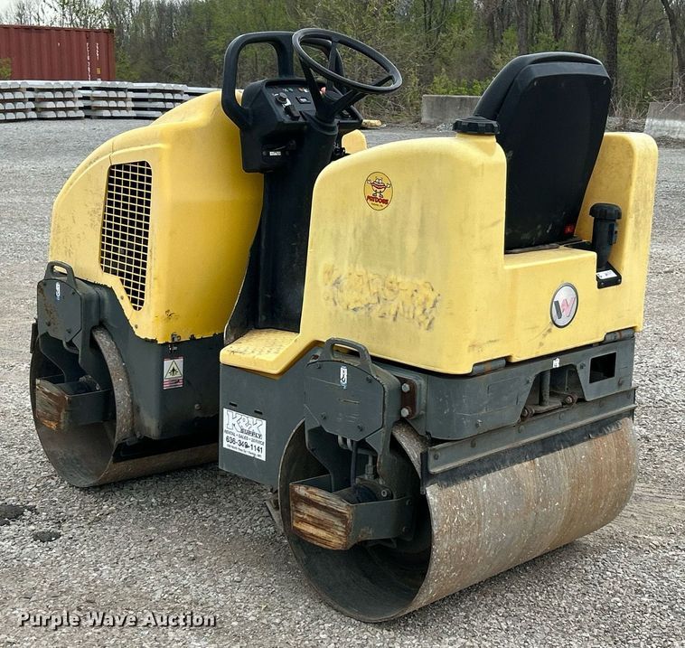 image for item EK2870 2015 Wacker Neuson RD12A double drum vibratory roller