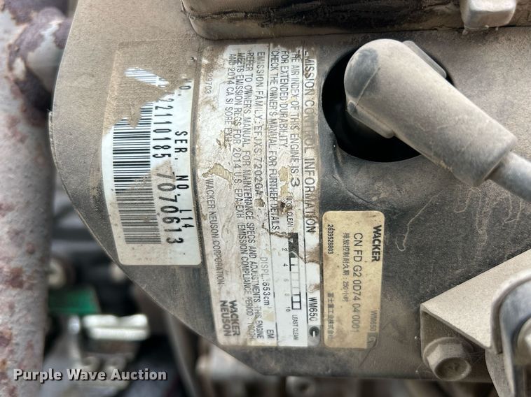 image for item EK2870 2015 Wacker Neuson RD12A double drum vibratory roller