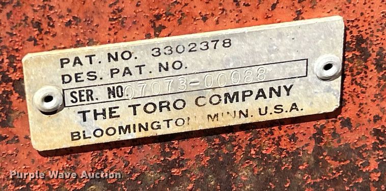 image for item EK2878 Toro leaf vacuum