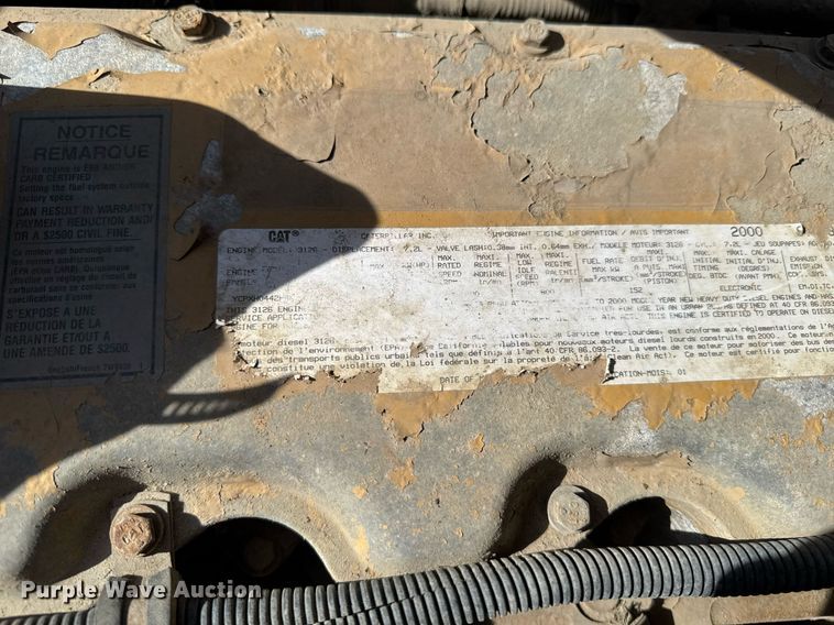 image for item EM3724 2000 Sterling  L8511 dump truck