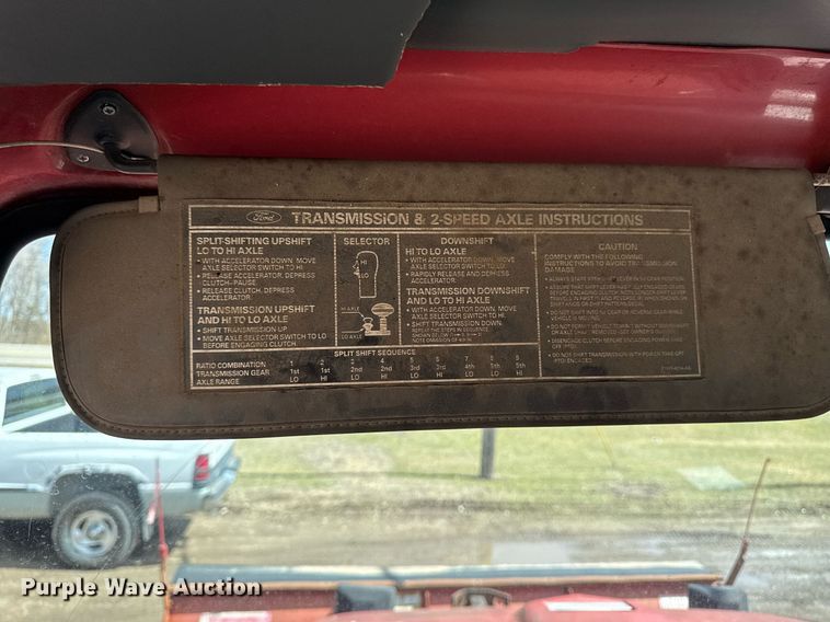 image for item EM3725 1994 Ford LN8000 dump truck