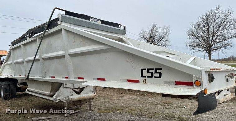 image for item EM3760 1998 Corn Belt MFG S-4202-N bottom dump trailer