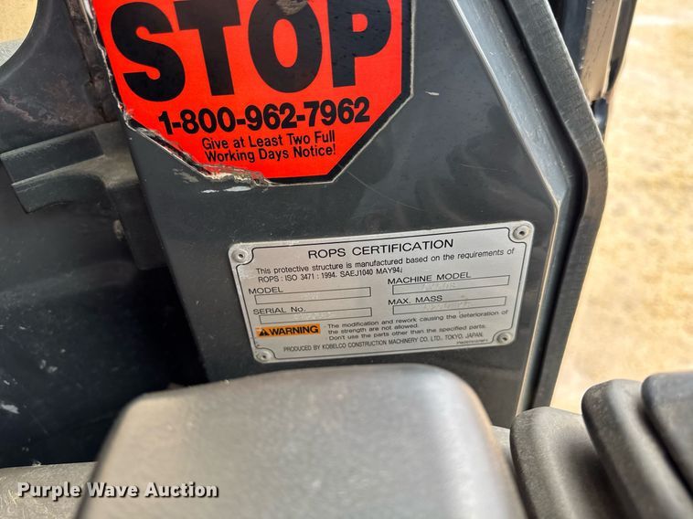 image for item EM3775 Case CX50B mini excavator