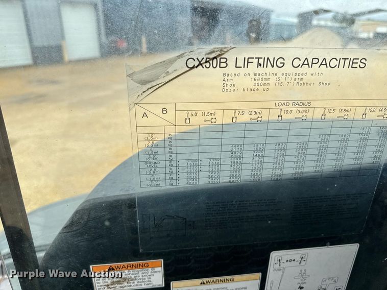 image for item EM3775 Case CX50B mini excavator