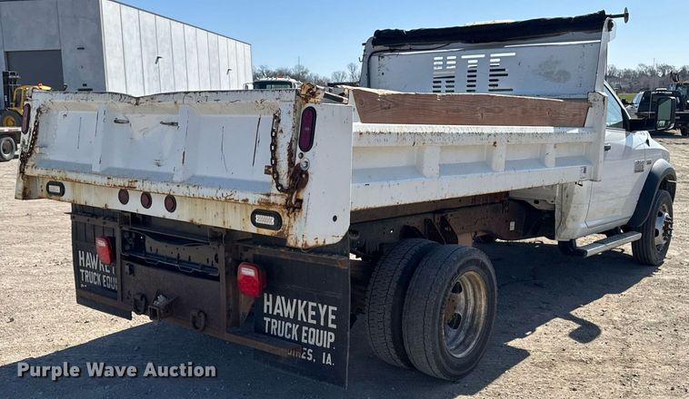 image for item EM3786 2018 Dodge Ram 5500 dump truck
