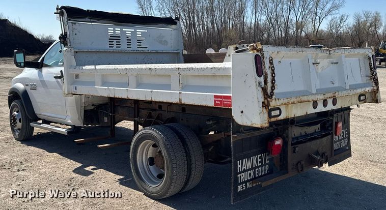 image for item EM3786 2018 Dodge Ram 5500 dump truck