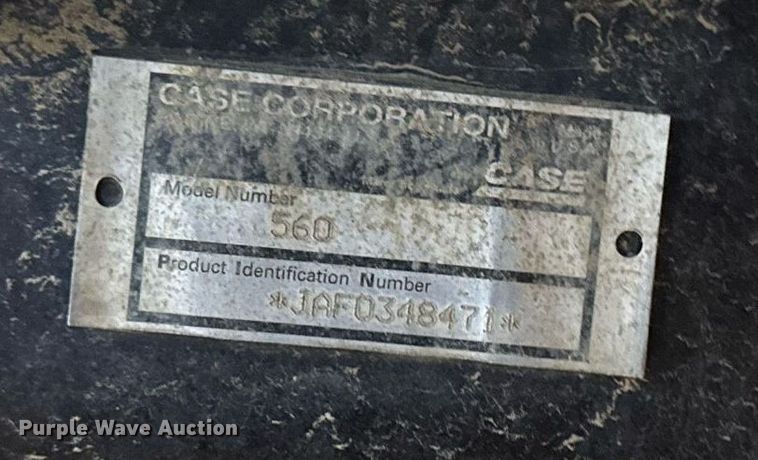 image for item EM3802 2001 Case RT560 trencher