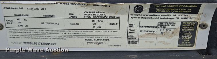 image for item EM7027 Generac  Mobile  light plant