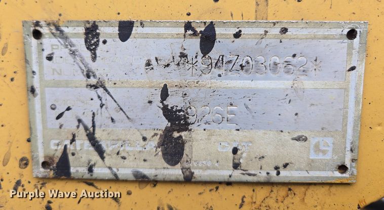 image for item EM7079 1990 Caterpillar 926E wheel loader
