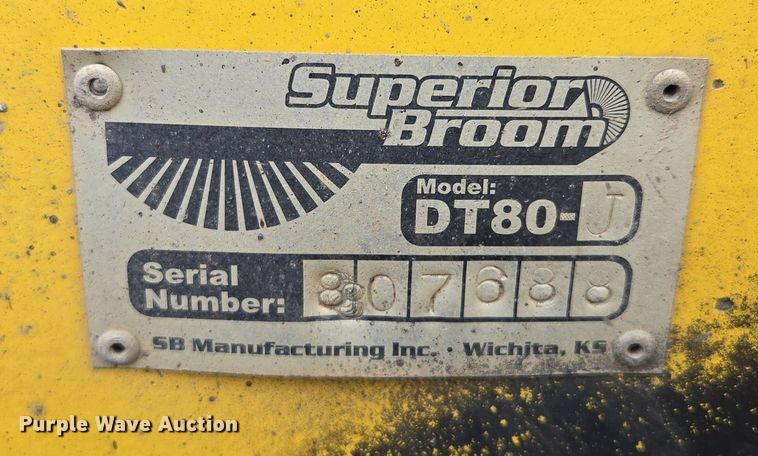 image for item EM7080 2007 Superior Broom DT80-J broom