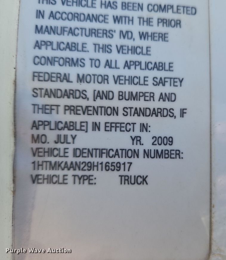 image for item EN3604 2009 International 4400 SBA utility / service truck