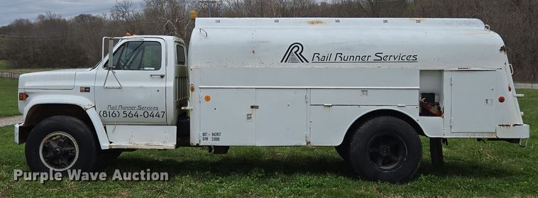 image for item EQ6983 1983 GMC 7000 fuel truck