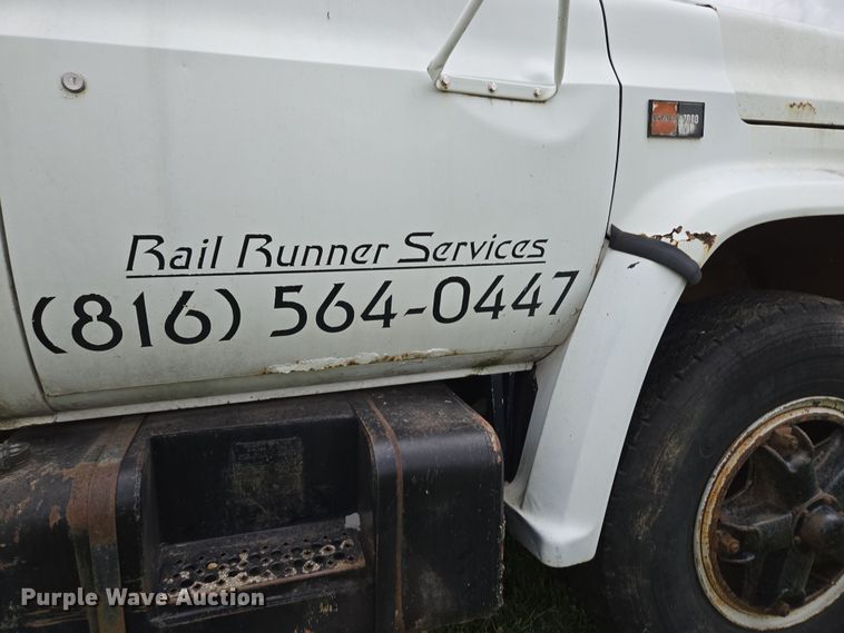 image for item EQ6983 1983 GMC 7000 fuel truck