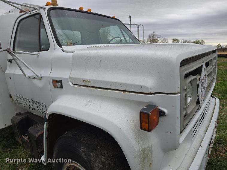 image for item EQ6983 1983 GMC 7000 fuel truck