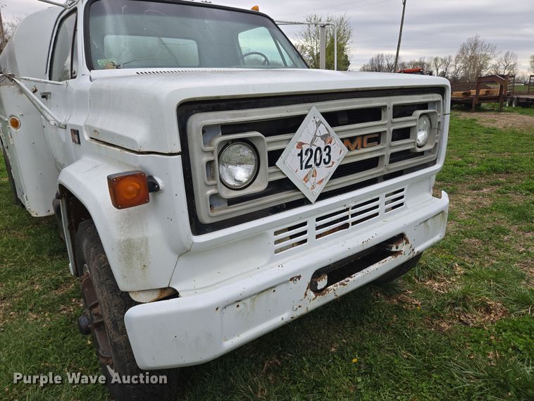 image for item EQ6983 1983 GMC 7000 fuel truck