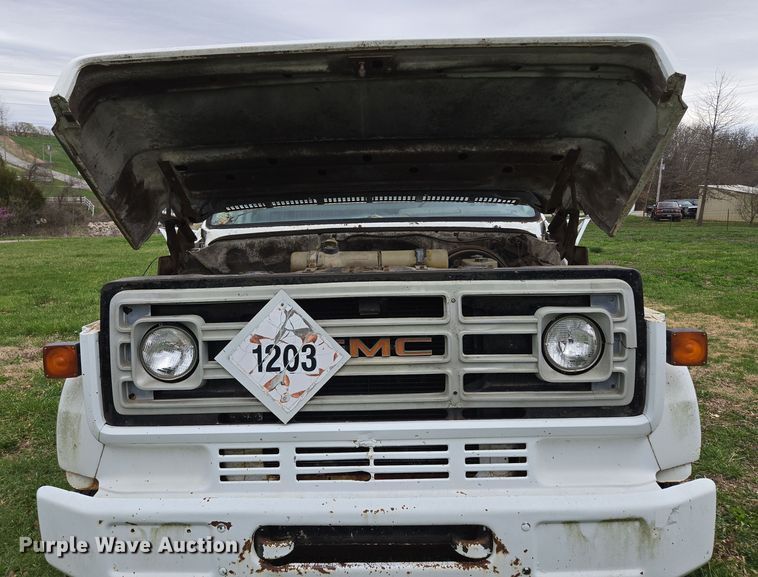 image for item EQ6983 1983 GMC 7000 fuel truck