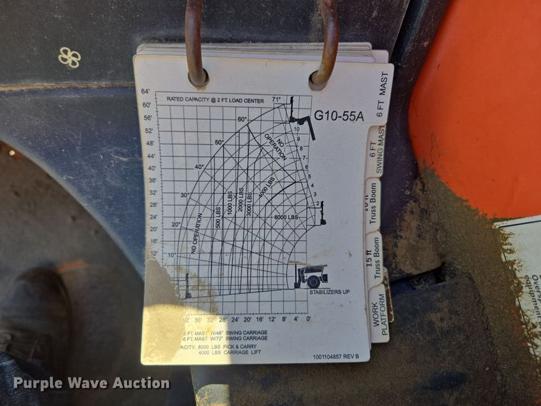 image for item ER5166 2005 JLG G10-55A telehandler