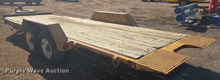 image for item ER5171 2004 Trail King tilt deck equipment trailer