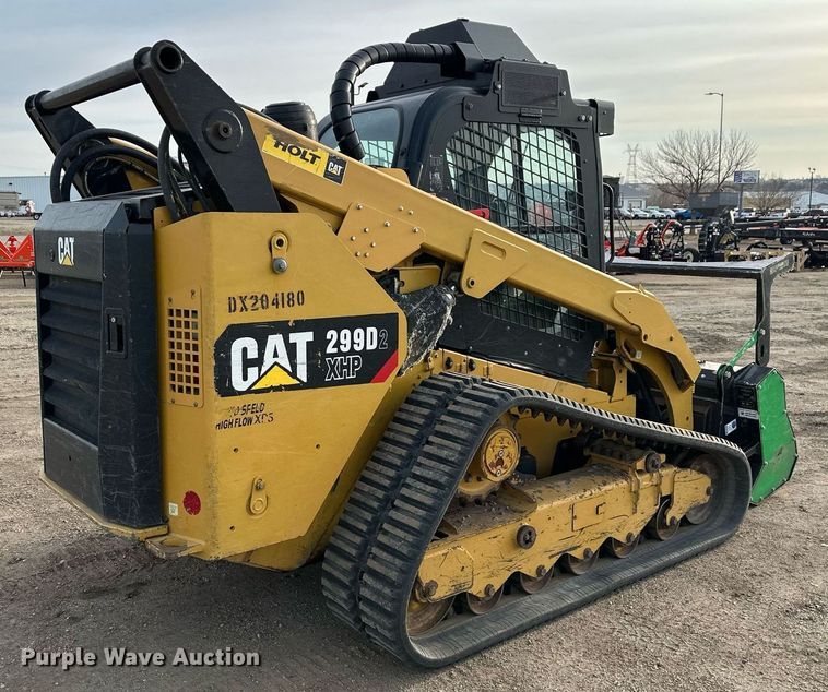 image for item ER5186 2019 Caterpillar 299D2XHP forestry tracked skid steer loader