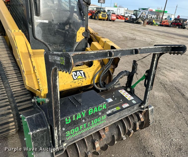 image for item ER5186 2019 Caterpillar 299D2XHP forestry tracked skid steer loader