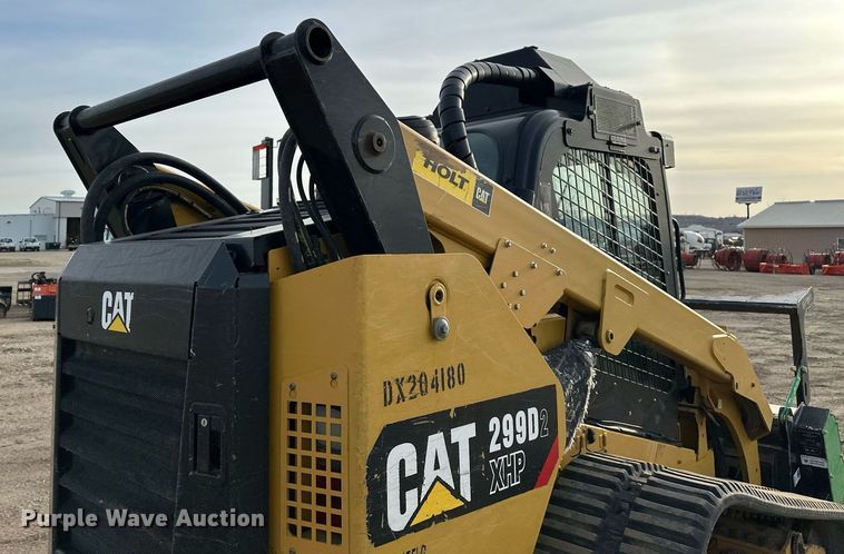 image for item ER5186 2019 Caterpillar 299D2XHP forestry tracked skid steer loader