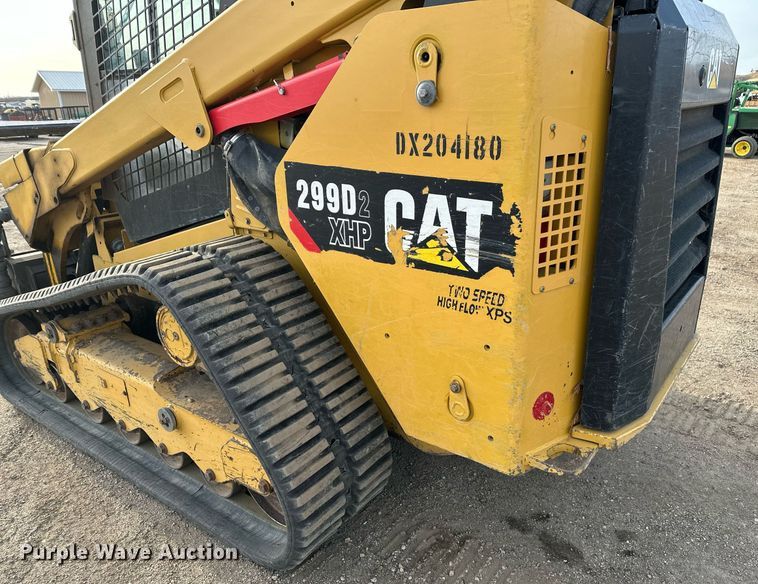 image for item ER5186 2019 Caterpillar 299D2XHP forestry tracked skid steer loader